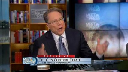 Wayne LaPierre Batters David Gregory Why Doesn NBC, CBS ABC, Report That Chicago