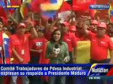 Trabajadores de PDVSA Industrial expresan su respaldo al presidente Nicolás Maduro