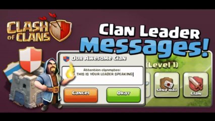 Clash of Clans - Clan Leader Messages
