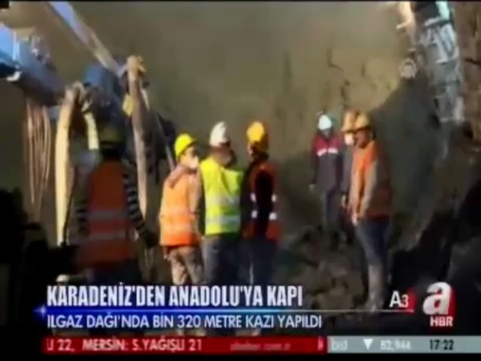 Ilgaz Dağı Tünelinde çalışmalar devam ediyor