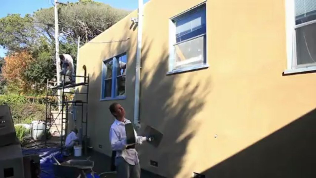Learn how to apply Santa Barbara Smooth Mission Finishes, cool stucco finishes