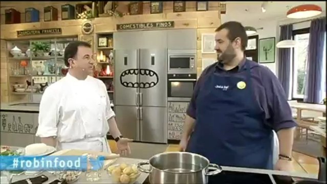 Robin Food (Coliflor con salsa de jamón y queso)