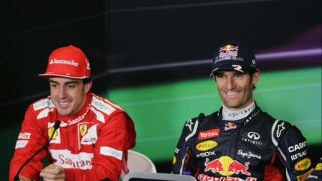 BBC 5 Live: Mark Webber and Ferrari's Fernando Alonso interview each other.