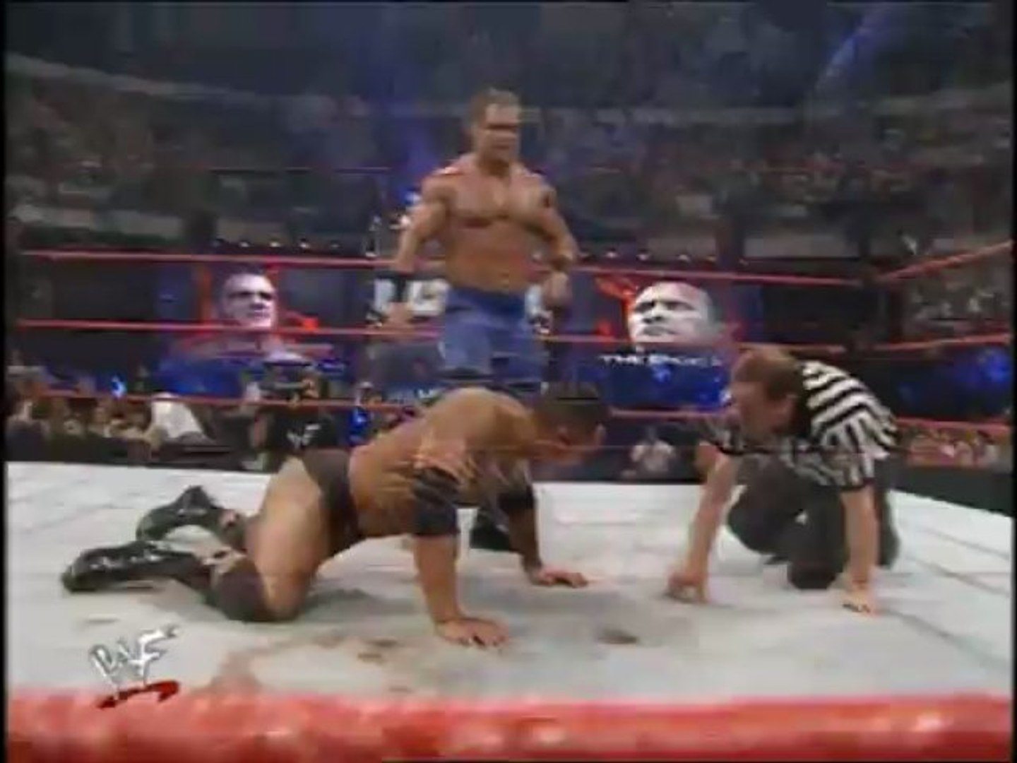 The Rock vs Chris Benoit (Fully Loaded 2000 WWF Championship) - video  Dailymotion