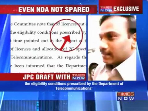 TIMES NOW Exclusive: JPC draft report on 2G scam