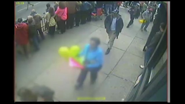 Surveillance Video Suspects Boston Bombings