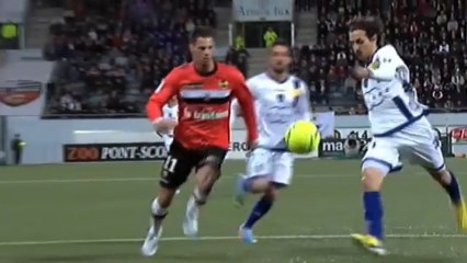 La présentation du FC Lorient avant le match de la 33ème journée