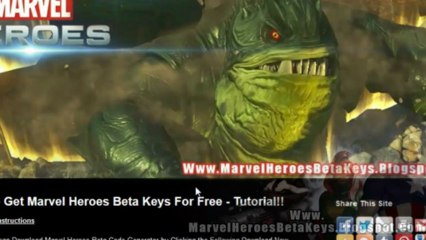 How to Get Marvel Heroes Beta Keys For Free! - Tutorial