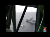 Marina Militare - Canale di Sicilia, Nave Vega interviene al largo di Lampedusa (18.04.13)