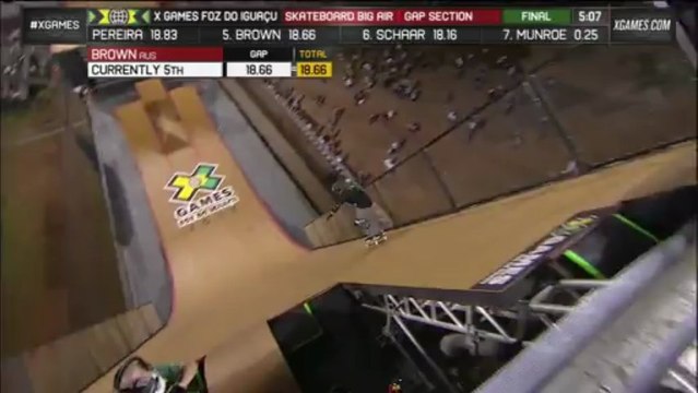 Jake Brown - Ollie 720 Skate Big Air