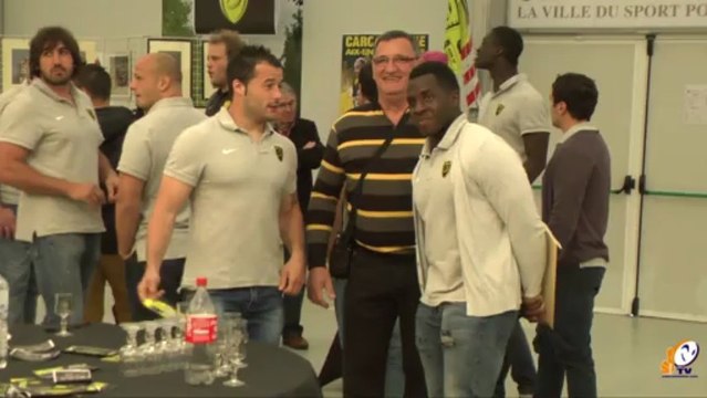 Ataraxie et Rocadest, 2 partenaires de l’USC XV à l’honneur, jeudi 18 avril 2013 sous la structure réceptive de Domec à Carcassonne :