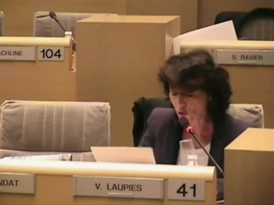 V. LAUPIES sur le Plan Régional Climat en PACA