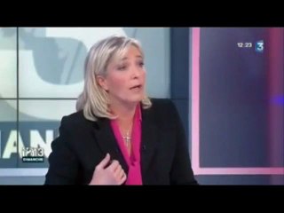 Marine Le Pen, le visage de Babylone la Grande, l'Eglise Catholique