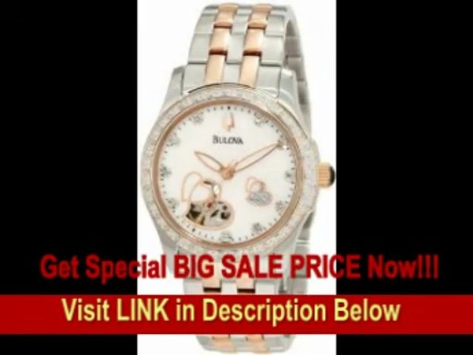 Bulova Women's 98R154 BVA-Series 130 Mother of Pearl Dial Watch
