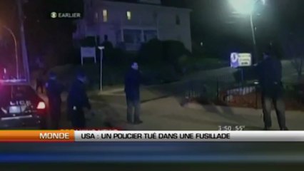 USA / Boston : Un policier tué