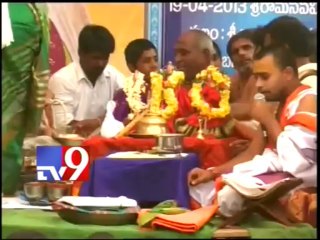 Jagga Reddy presides over Srirama Navami in Medak