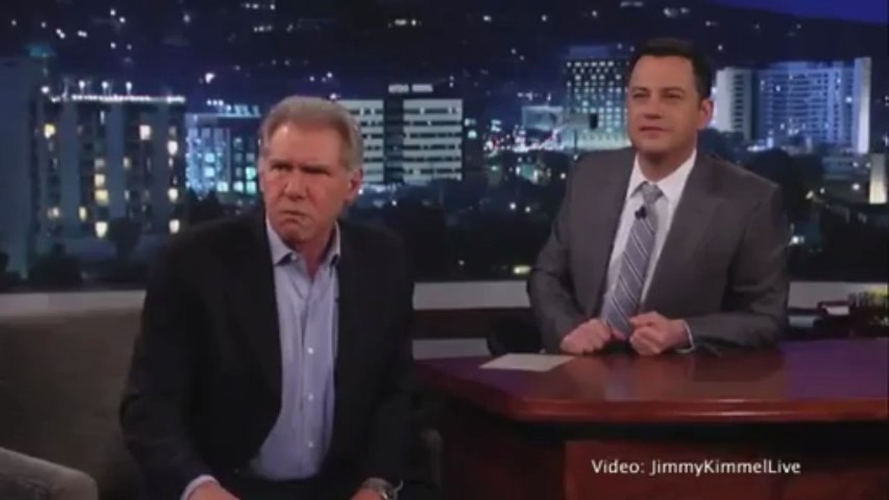 Harrison Ford storms out of Jimmy Kimmel interview