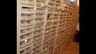 Bins Full of Fasteners, Bolts, Nuts, Screws for Sale