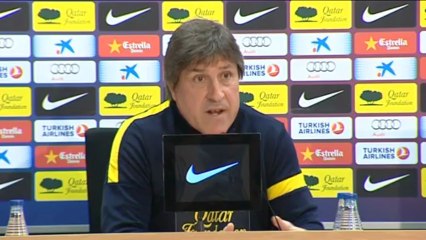 Roura: "Las comparaciones con Guardiola no tiene sentido"