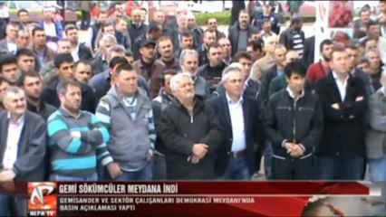 Gemi Geri Dönüşümcüler Meydana İndi