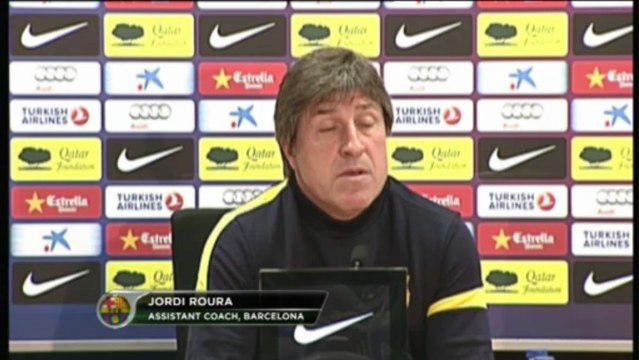 Barcelone - Roura temporise pour Abidal