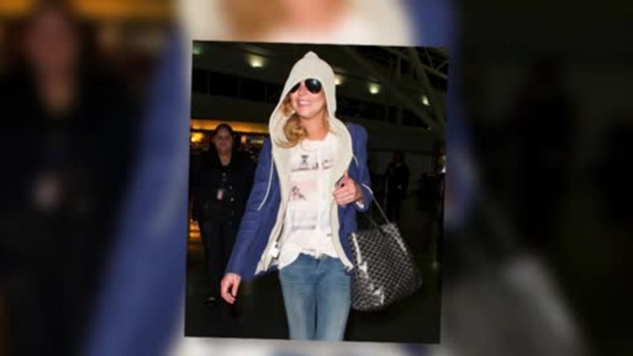 Lohan am Flughafen
