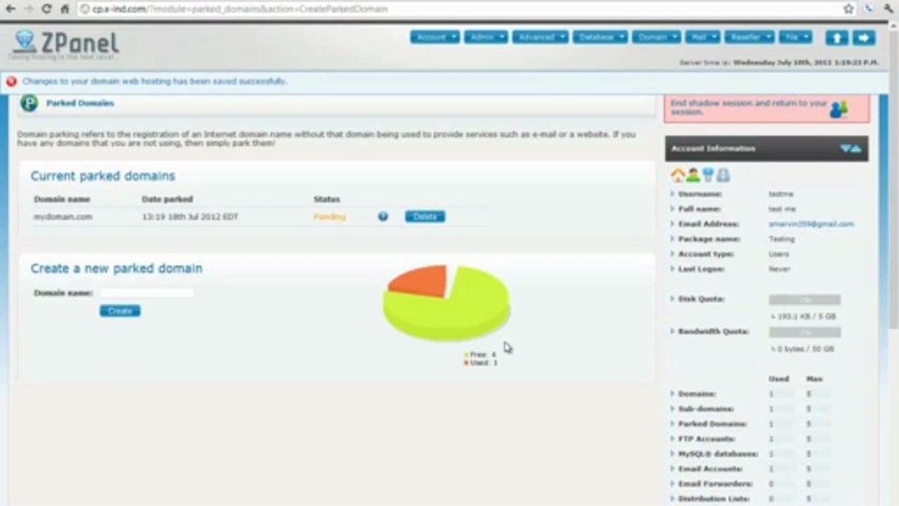 4. Creating Subdomains and Parked Domains (720p_H.264-AAC)