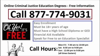 Get an Affordable, Accredited Degree in Criminal Justice - Free Information