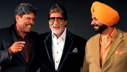 Big B, Kapil Dev Launch Navjot Singh Sidhus Site !