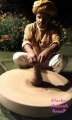 Rajasthani Kumhar Making Sand Pots in Live Show by Alankar Musical Group in Jaipur