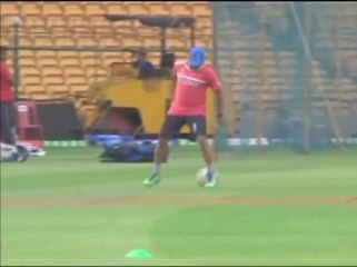 Rajasthan Royals in practice session