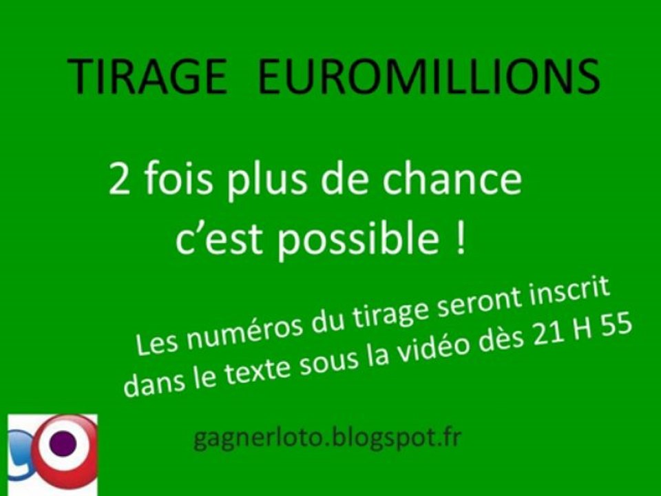 Resultat du Tirage Euro Millions Mardi 23 Avril Notre Systeme pour gagner !