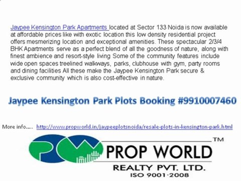 Jaypee Kensington Park Plots,9910007460,Jaypee Plots,Jaypee Kensington Park Apratments