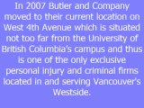 Vancouver Personal Injury Lawyer |604-318-3838|Butler & Company