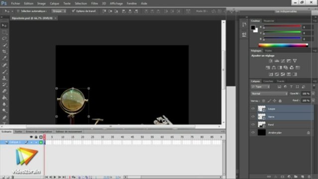 Flash CS6 : Importer de Photoshop