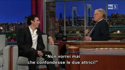 Sacha Baron Cohen al David Letterman