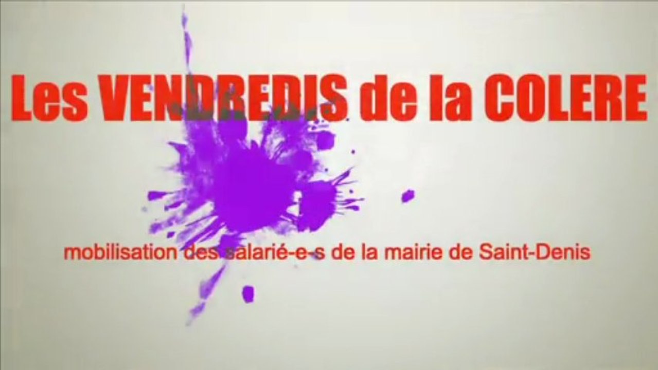 Les VENDREDIS de la COLERE à la mairie de Saint-Denis : la mobilisation continue (19 avril 2013)