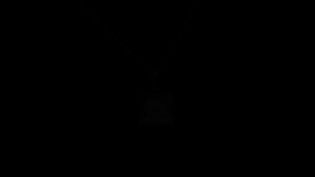 Photo Pendant Silver With Thin Black Edge (oxidized) (square shape)