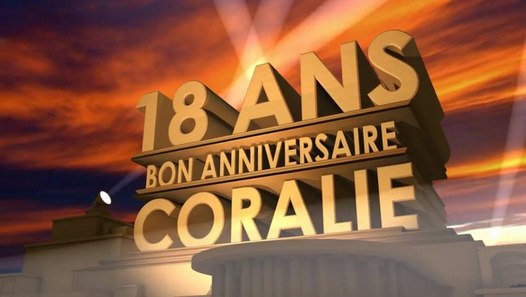 Diaporama pour annif Coralie - Vidéo Dailymotion