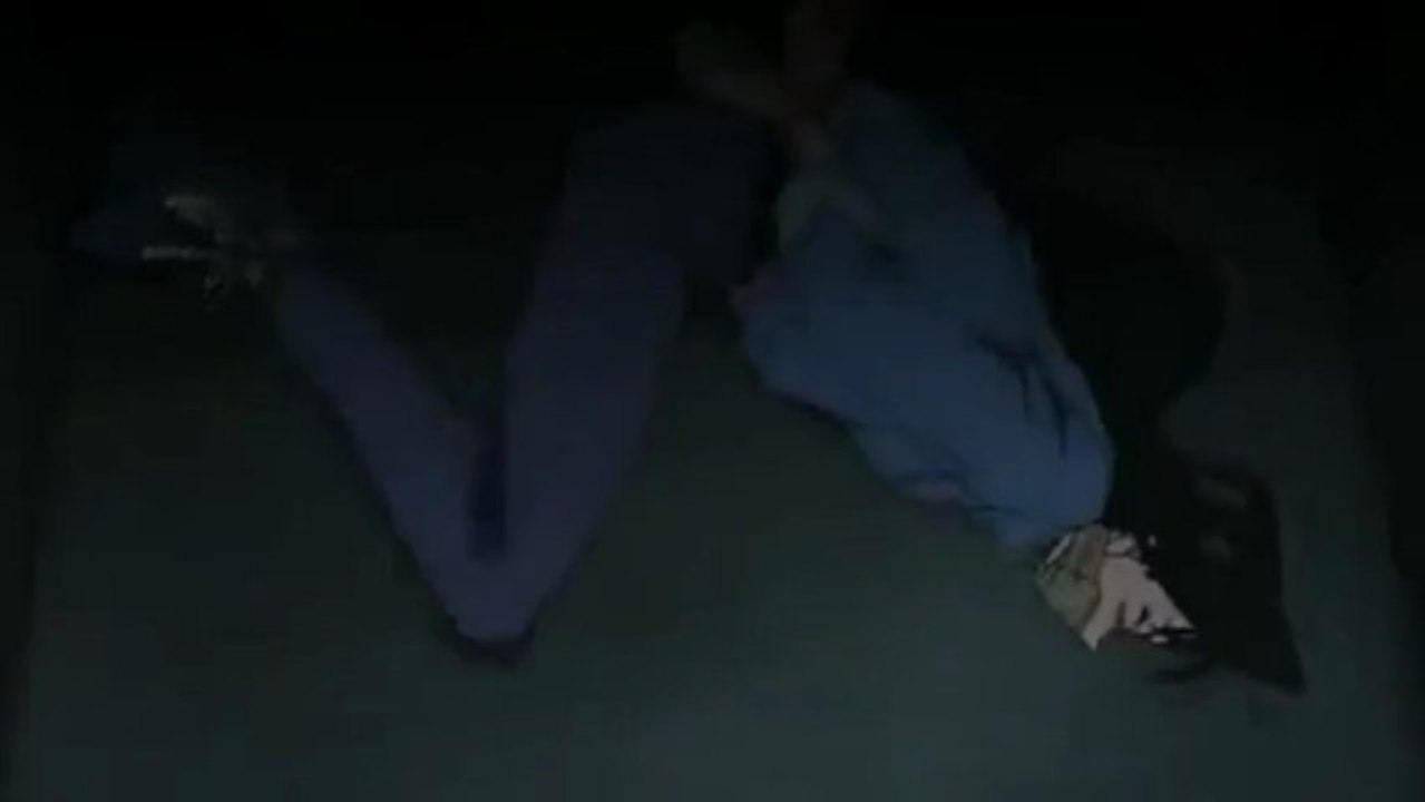 Ran Mouri Atada y Amordazada