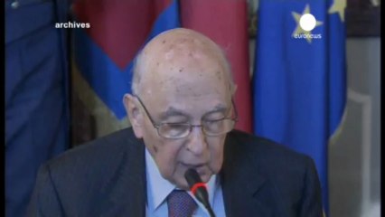 İtalya Cumhurbaşkanı Napolitano ikinci döneme...