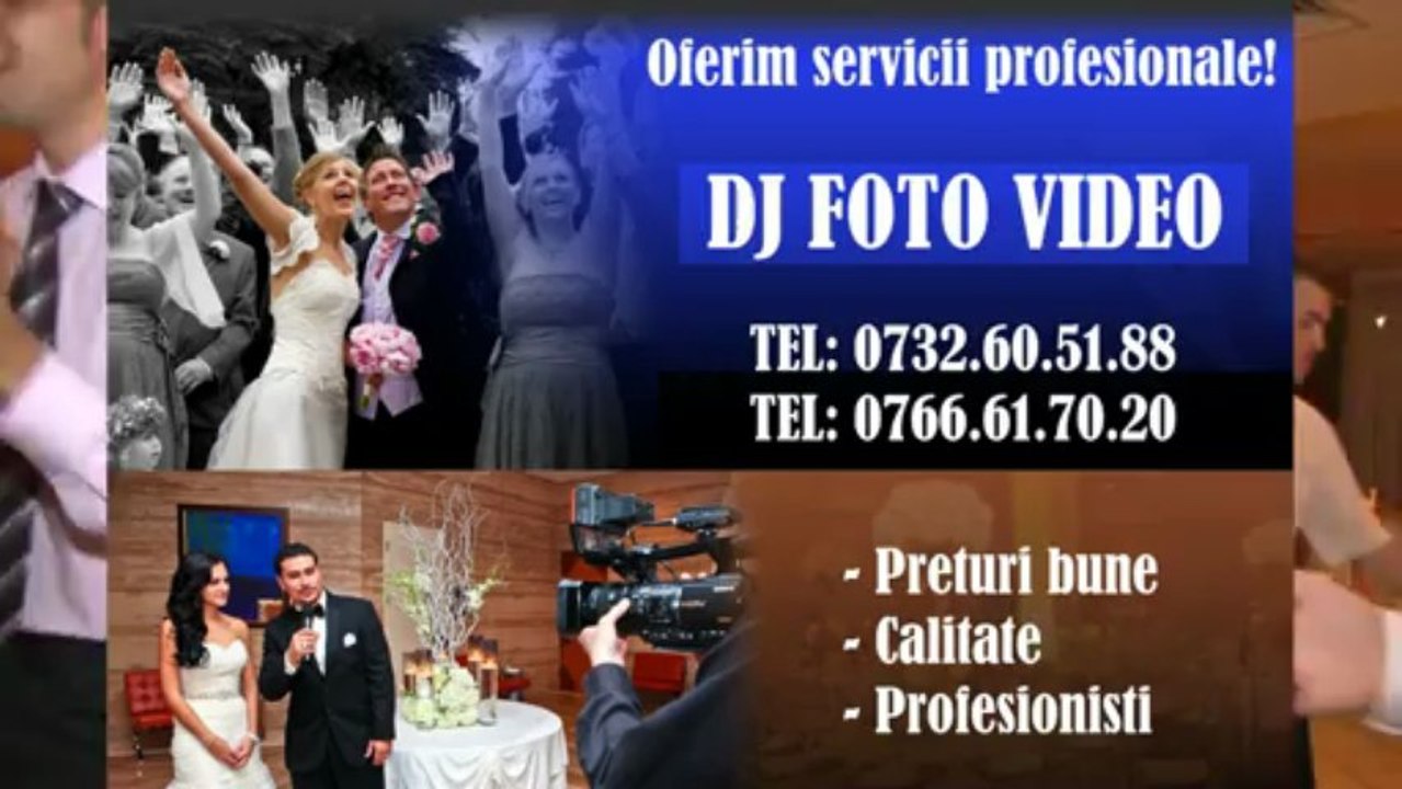 OFERTA DJ FOTO VIDEO - Nunta Dans Popular - Nunta, Botez, Petrecere, Majorat, Cununie
