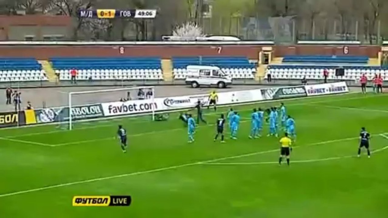 Гол Морозюка со штрафного "Говерле" | upl.org.ua