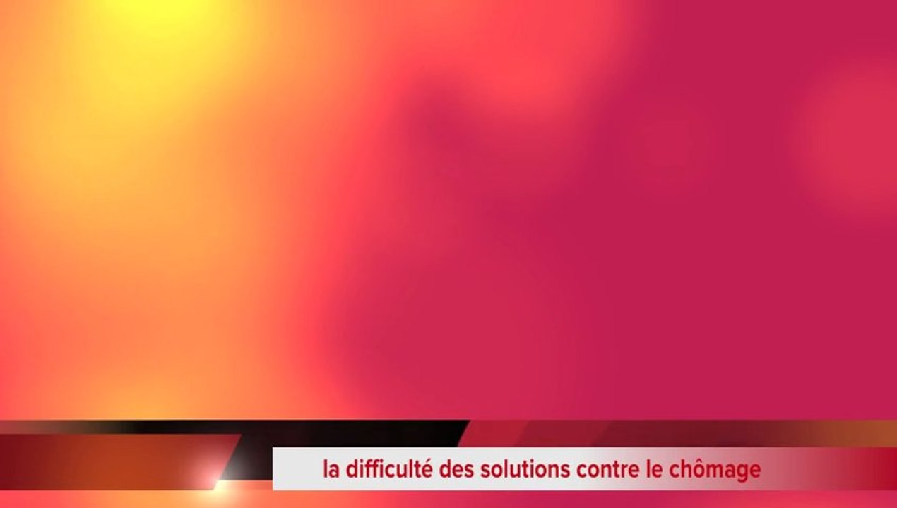 CHÔMAGE: DIFFICULTÉ DES SOLUTIONS