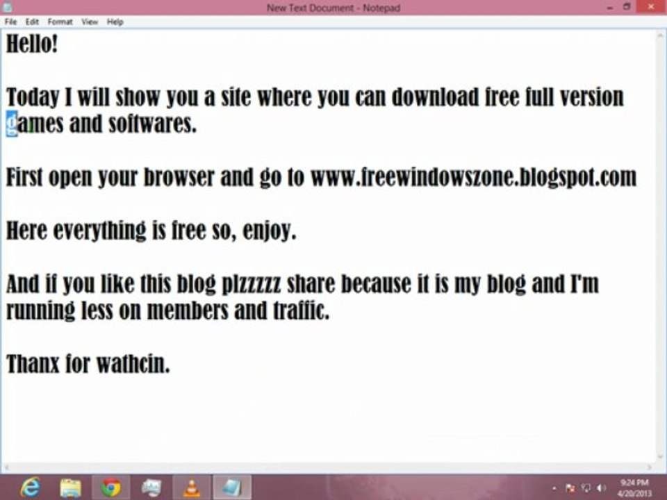 Download Free Games, Softwares And more PC Stuff free
