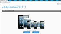 Jailbreak 6.1.3 Untethered iOS iPhone 5,4S,4,3Gs,iPod Touch 5, 4