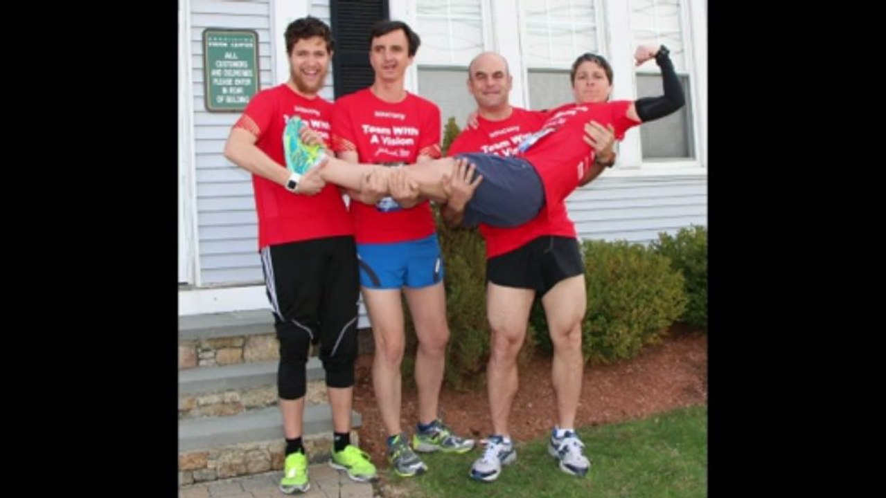 How Peter Sagal Guided Runners in the Boston Marathon video Dailymotion