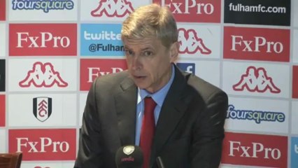 Wenger: "Troppo bloccati nella ripresa"