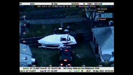 Police release thermal images of Boston suspect in boat