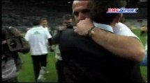 Coupe de la Ligue / La joie des joueurs stéphanois sur la pelouse du Stade de France - 20/04